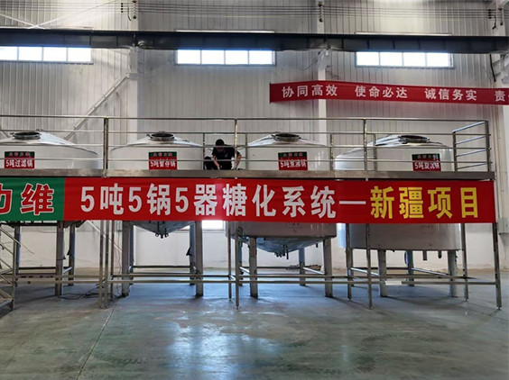 龙胜精酿啤酒设备厂—5吨精酿啤酒设备—新疆项目